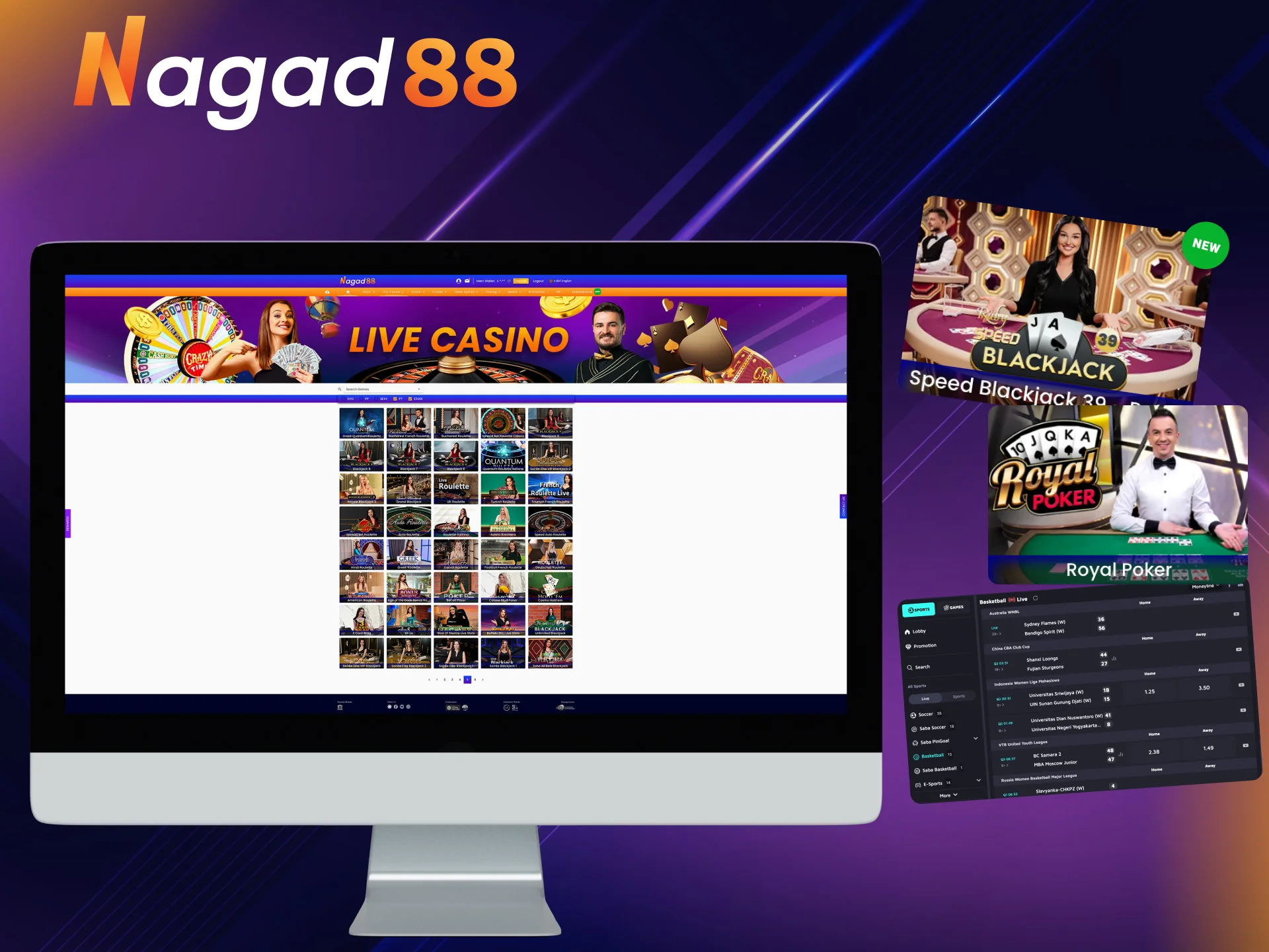 At Nagad88 you will find a wide range of casino games including blackjack, roulette, poker and live dealer games.