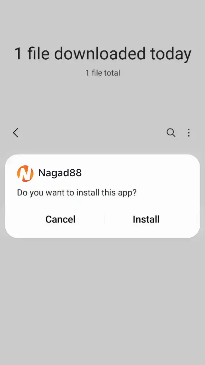 Download apk file of Nagad88 app on Android.