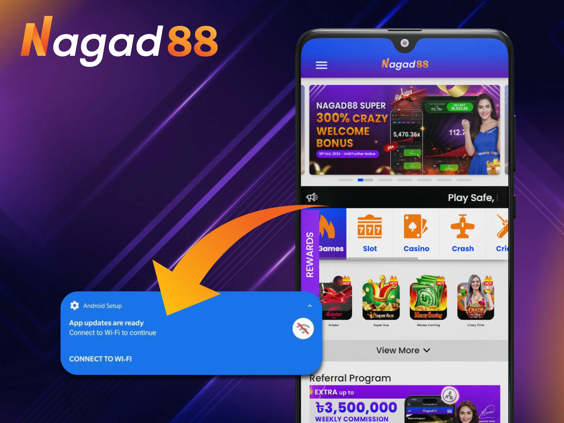 How to update Nagad88 app, short instructions.