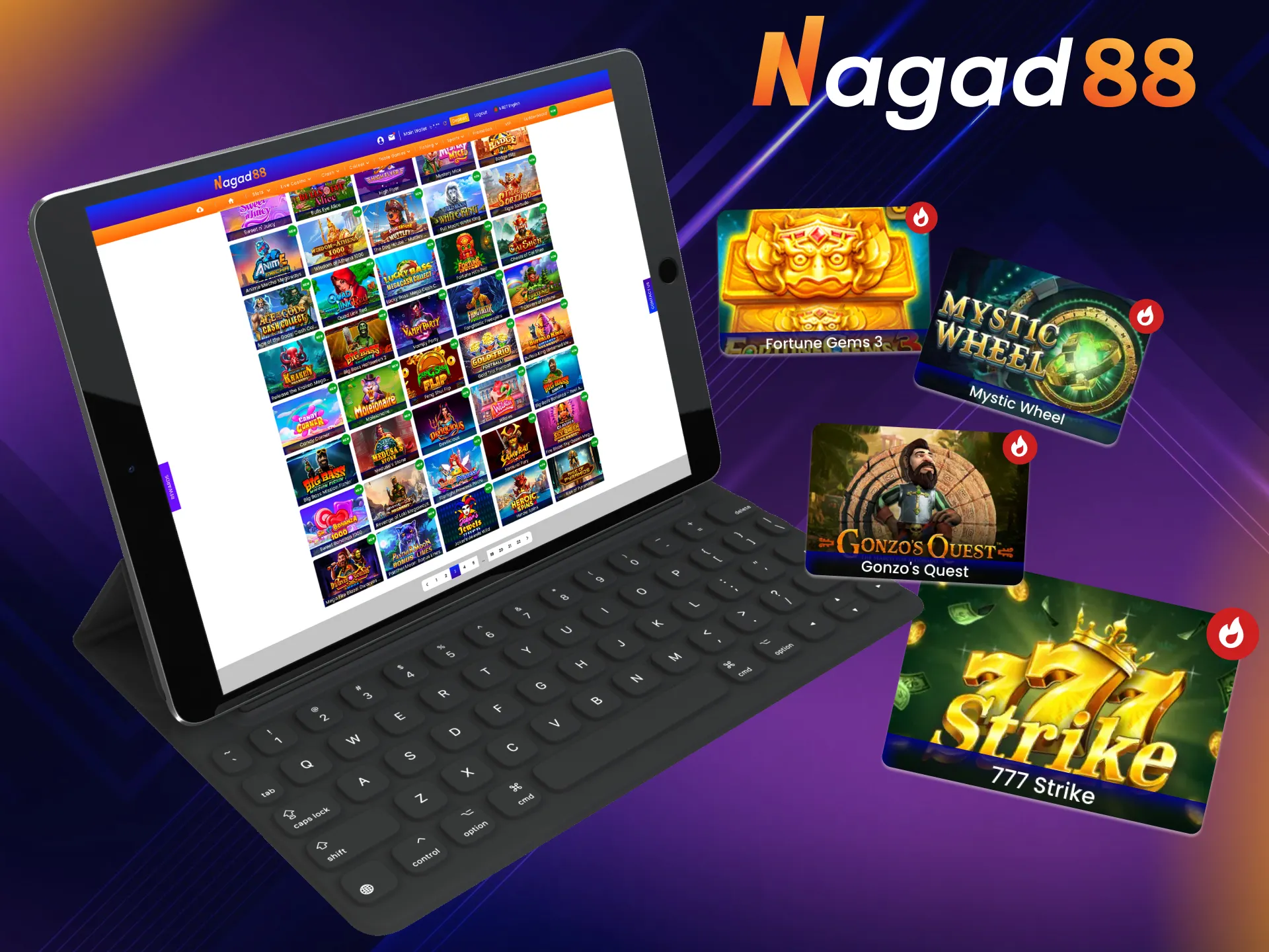 Nagad88 prides itself on offering the best slot games.