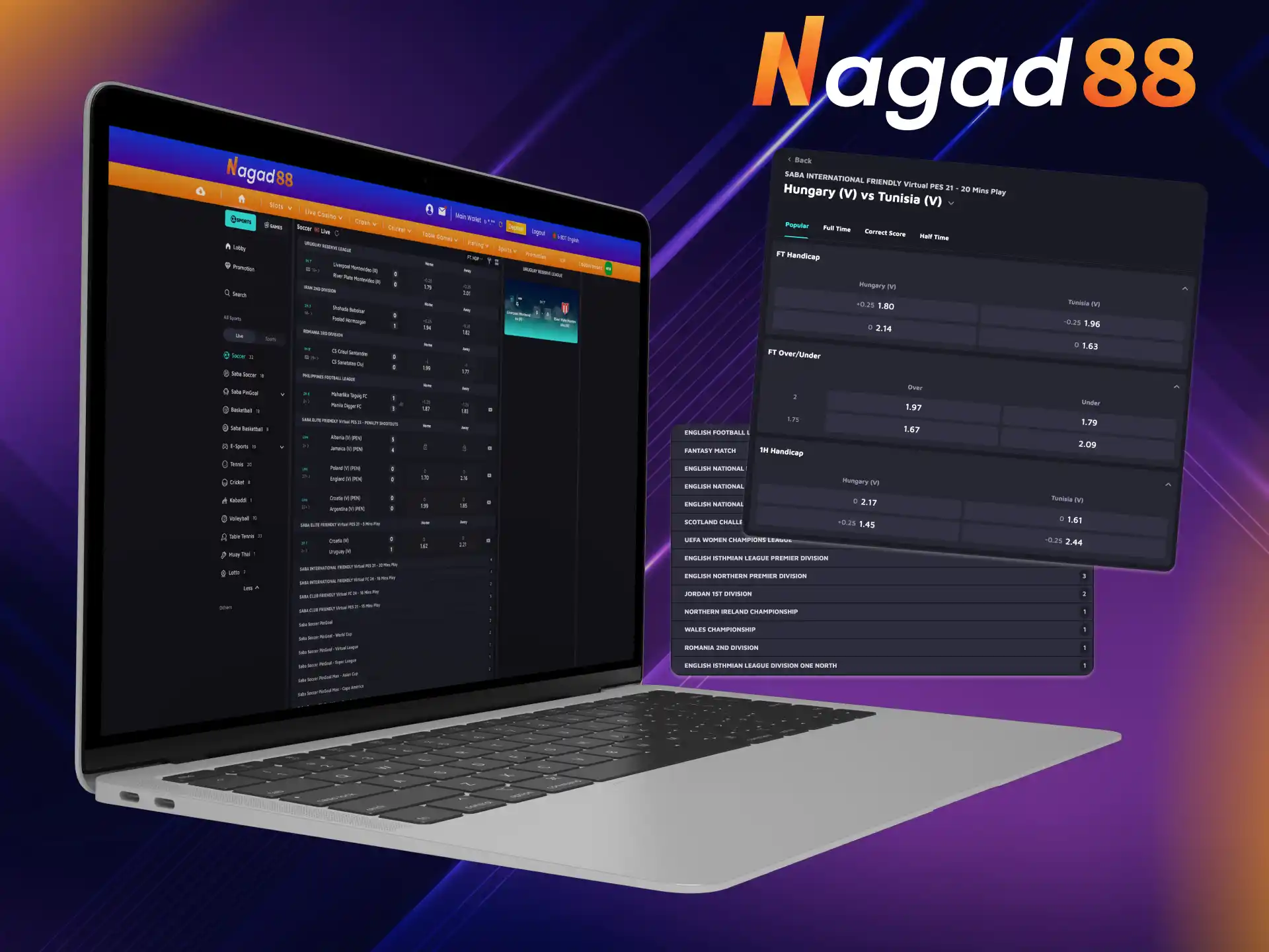 Betting on soccer with Nagad88 is a comfortable process designed for all users.