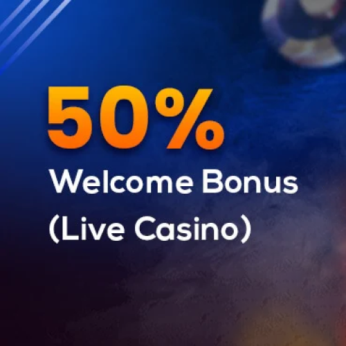 Get 50% welcome bonus when playing at Nagad88's live casino.