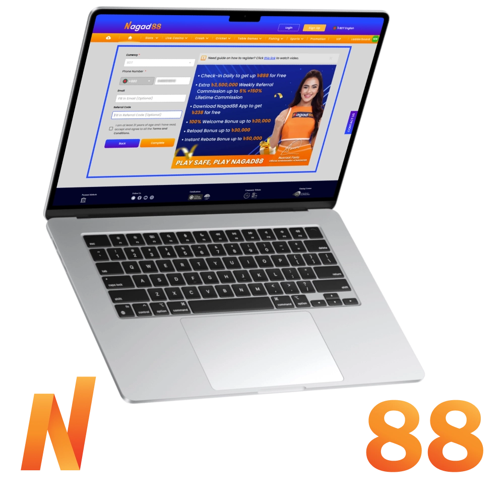 Promo code to use for registration at Nagad88 in Bangladesh.